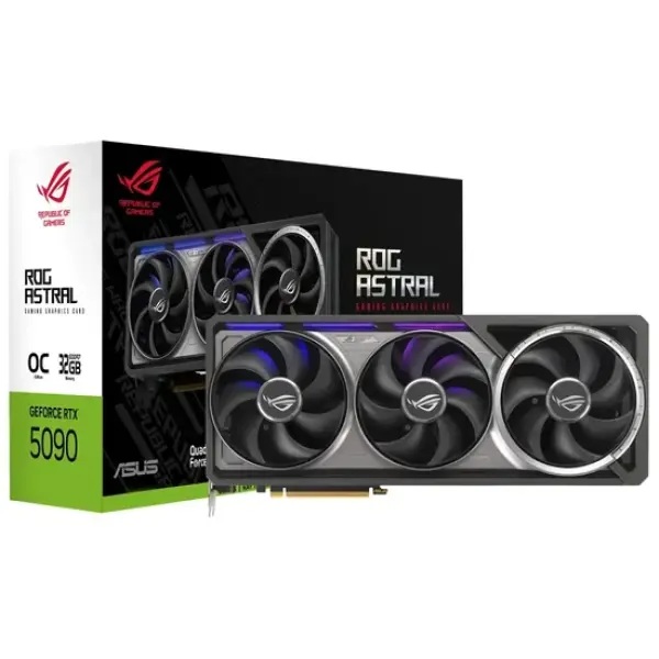 Placa de Vídeo Asus Rog Astral RTX5090 32GB GDDR7 PCI-Express
